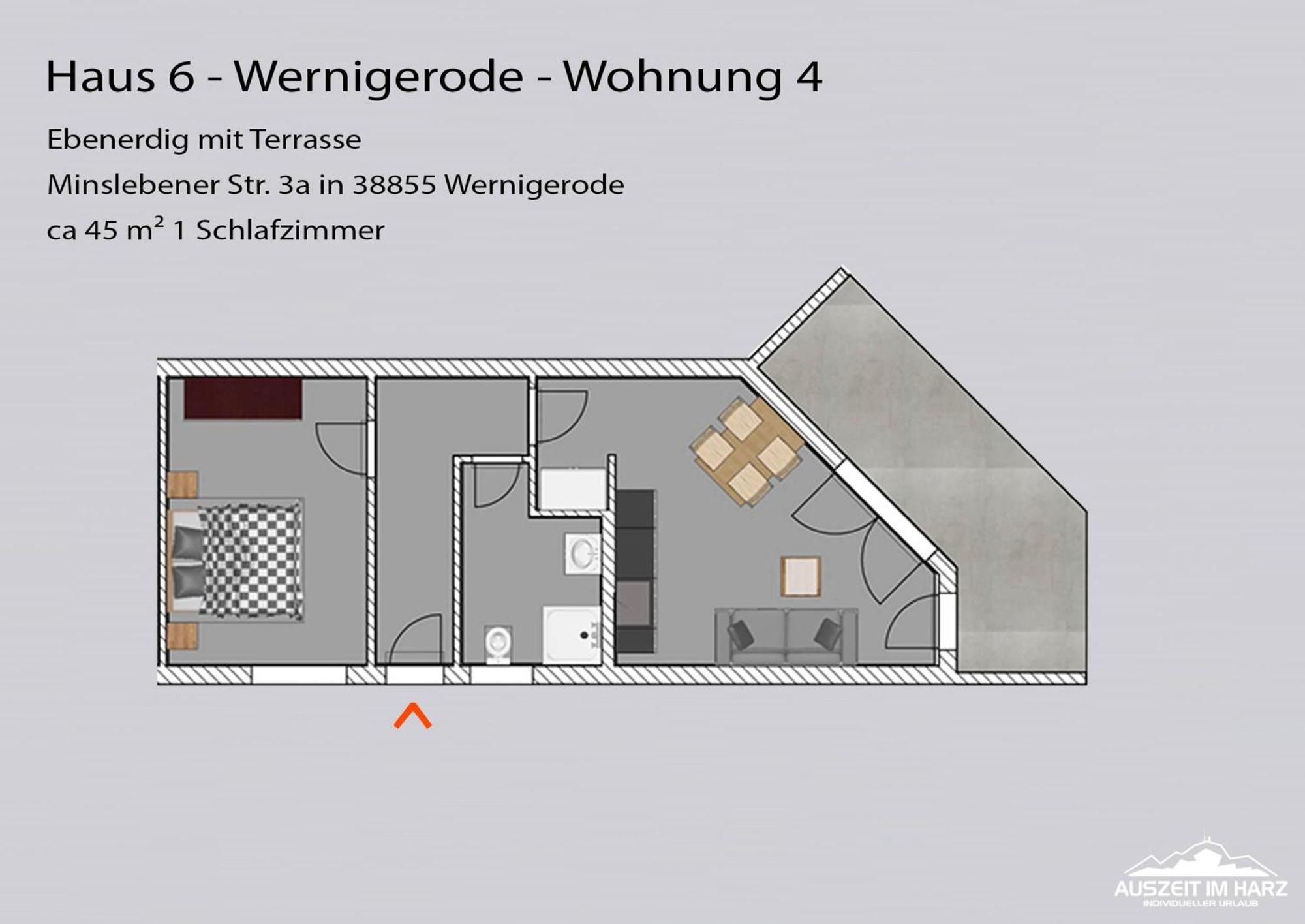 Auszeit-Im-Harz Haus 6 Wohnung 4 Вернігероде Екстер'єр фото